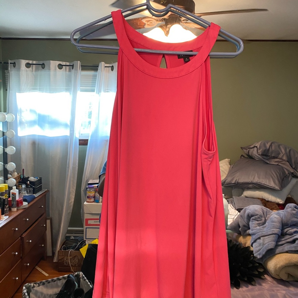 Pink sleeve less tank